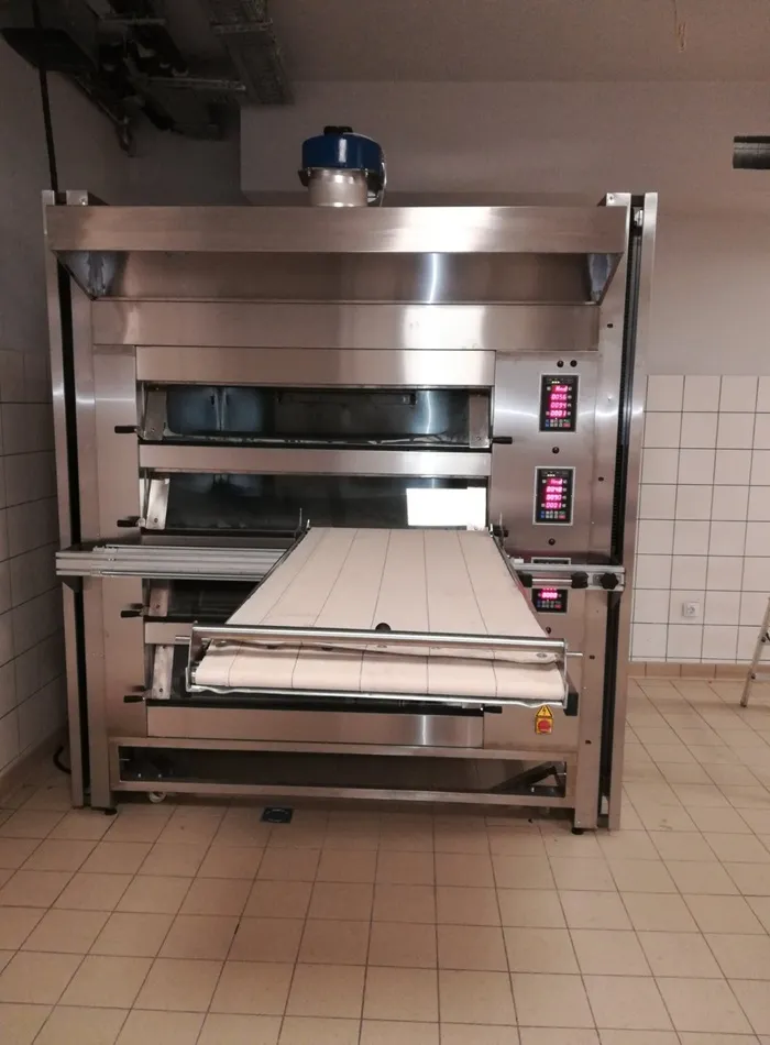 Електрическа етажна фурна с 4 етажа и зареждач